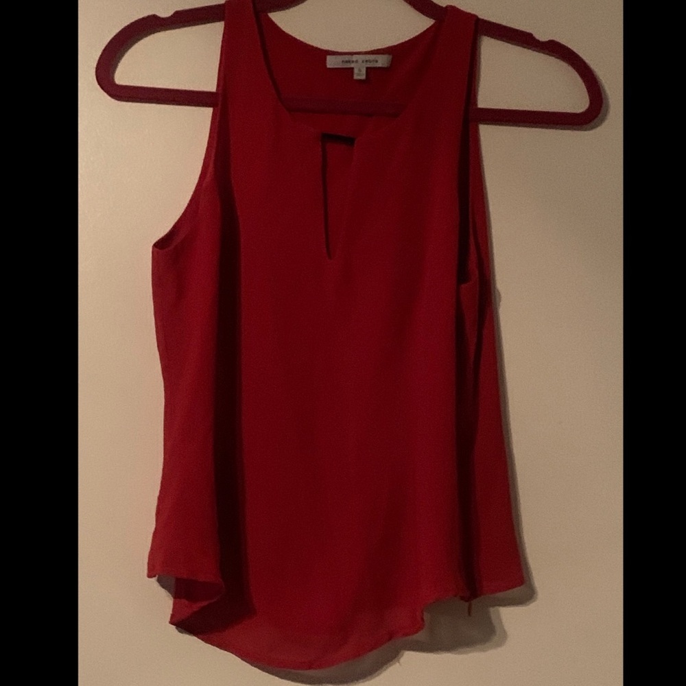 Red Tank Top w/Zipper on side (S)